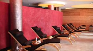 Posezení v ubytování Hotel Blaue Gams ***S