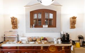Comodidades para preparar café e chá em Casa de S. Thiago de Obidos