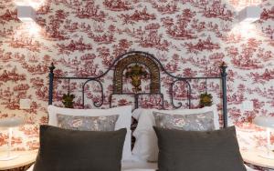 Cama ou camas em um quarto em Casa de S. Thiago de Obidos