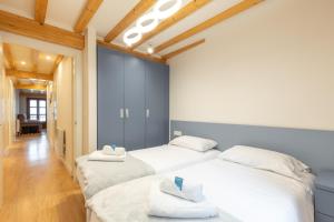 Postel nebo postele na pokoji v ubytování Gamarra - baskeyrentals