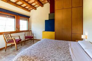 Posteľ alebo postele v izbe v ubytovaní Can Salvà Casa rural en magnífico entorno natural