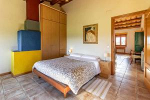 Posteľ alebo postele v izbe v ubytovaní Can Salvà Casa rural en magnífico entorno natural