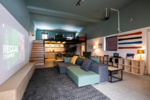 Posezení v ubytování Khada Hostel