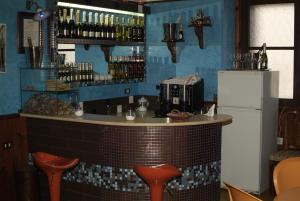 Lounge nebo bar v ubytování Hotel Touring