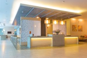 Ο χώρος του λόμπι ή της ρεσεψιόν στο Hyatt Place Tegucigalpa