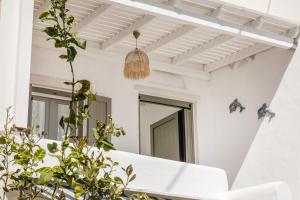 Balkón nebo terasa v ubytování En Lefko boutique house