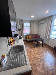 A kitchen or kitchenette at Apartment Saborni