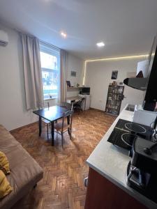 A kitchen or kitchenette at Apartment Saborni