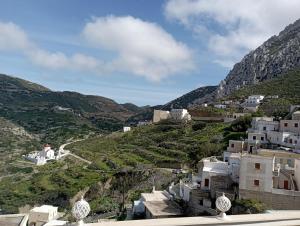 a view of a village on a mountain at Olympos Princess in Olympos