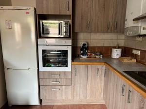 Kuchyň nebo kuchyňský kout v ubytování Apartamento el Remiendu Pegau