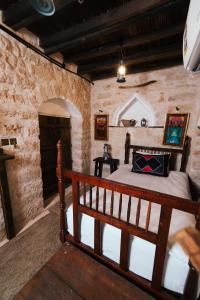 Kuchyň nebo kuchyňský kout v ubytování نزل كوفان التراثي Koofan Heritage Lodge