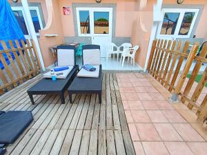 Balkón alebo terasa v ubytovaní Cozy Bungalow Maspalomas Green