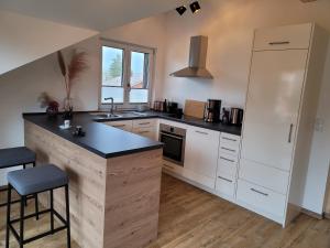 Kuchyň nebo kuchyňský kout v ubytování Ferienwohnung Klauserhof