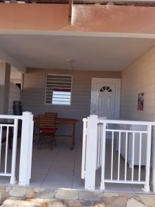 Een balkon of terras bij Residence vue sur mer