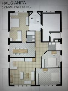 Půdorys ubytování Apartment Samira