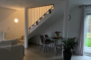 Posezení v ubytování Ferienwohnung Bullaku