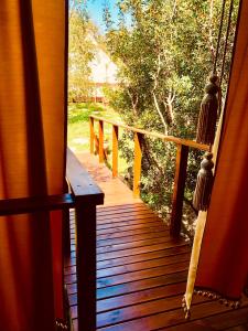 Balkón alebo terasa v ubytovaní Glamping - La Casa del Piano