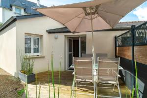 Patio nebo venkovní prostory v ubytování L'Unan - 1km de la plage