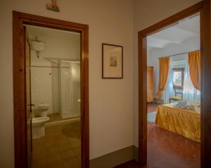 Koupelna v ubytování Villa Le Querciolaie