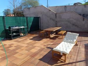 Balkón nebo terasa v ubytování Apartamento con terraza