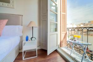 Balkón alebo terasa v ubytovaní City Suite