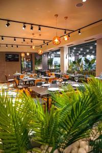 Grand Central Hotel餐厅或其他用餐的地方