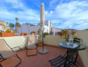 A balcony or terrace at La Casa Delle Fate