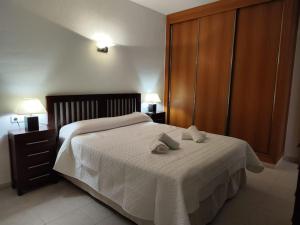 Postel nebo postele na pokoji v ubytování Apartamento Higuerón Playa 3