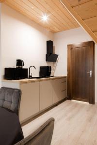 Kuchyňa alebo kuchynka v ubytovaní Royal Apartments & Spa Zakopane-Cyrhla