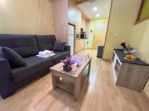 Kuchyň nebo kuchyňský kout v ubytování Apartamentos Princesa Park 3000