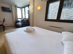 Postel nebo postele na pokoji v ubytování Apartamentos Princesa Park 3000