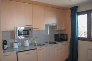 Kuchyň nebo kuchyňský kout v ubytování Apartamentos Princesa Park 3000