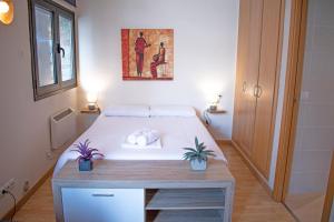 Postel nebo postele na pokoji v ubytování Apartamentos Princesa Park 3000