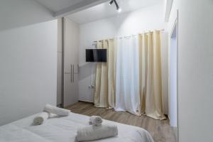 Postel nebo postele na pokoji v ubytování Elegant apartment for friends & Couples