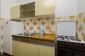 Kuchyň nebo kuchyňský kout v ubytování Apartments Nada