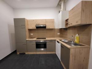 A kitchen or kitchenette at Donaufelder City Apartment