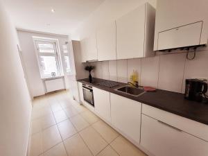 A kitchen or kitchenette at Donaufelder City Apartment