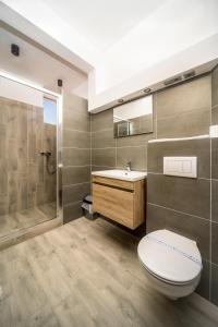 Koupelna v ubytování Park Hotel Ambrózia