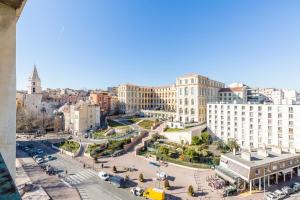 Výhľad na mesto Marseille alebo výhľad na mesto priamo z apartmánu