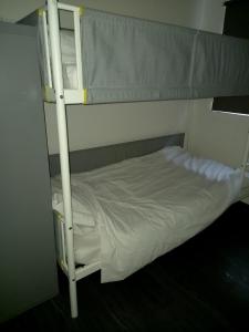 a bunk bed with a ladder in a room at Byron View House in Luton