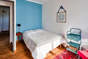 Posteľ alebo postele v izbe v ubytovaní Jolie maison pour 6 à Noirmoutier-en-l'Ile