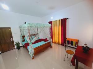 Letto o letti in una camera di Jungle Lodge