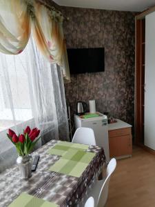 TV a/nebo společenská místnost v ubytování Suwałki Centrum