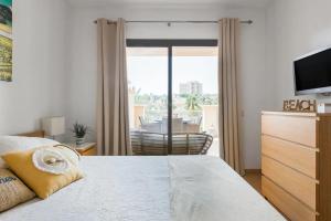 Postel nebo postele na pokoji v ubytování Marbella Rio Real apartment