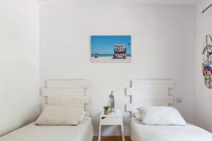 Postel nebo postele na pokoji v ubytování Marbella Rio Real apartment + 19 fotografií