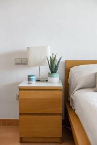 Postel nebo postele na pokoji v ubytování Marbella Rio Real apartment