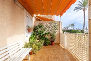 Balkón alebo terasa v ubytovaní Spacious apartment in El Campello, 120 m², shared pool