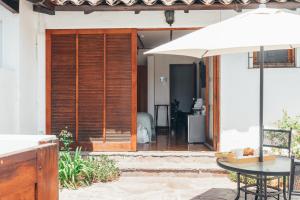 Un balcon sau o terasă la Casa Arrayán