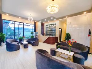 Posezení v ubytování GREENECO DA LAT HOTEL - Khách sạn Green Eco Đà Lạt