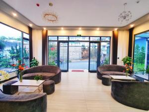 Posezení v ubytování GREENECO DA LAT HOTEL - Khách sạn Green Eco Đà Lạt